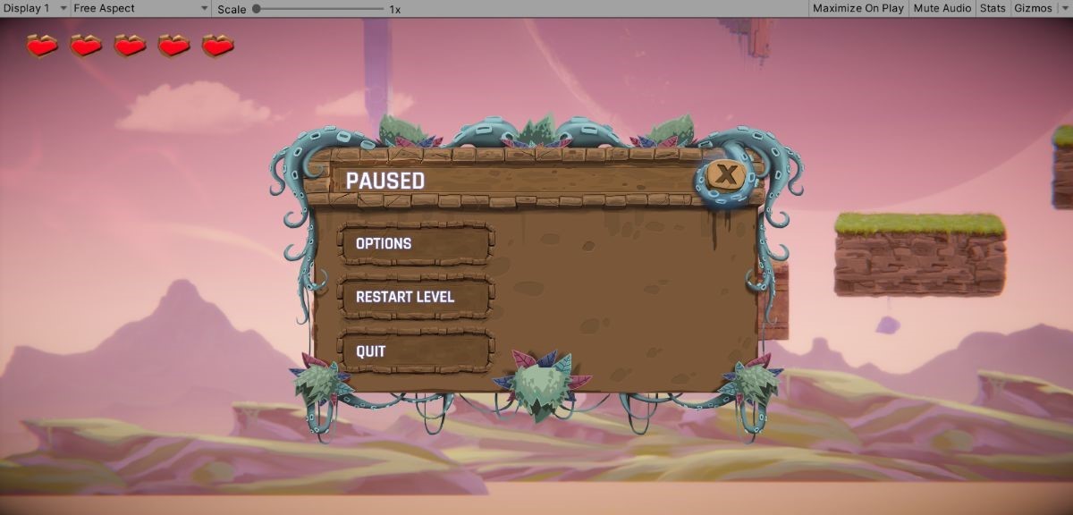 game menu